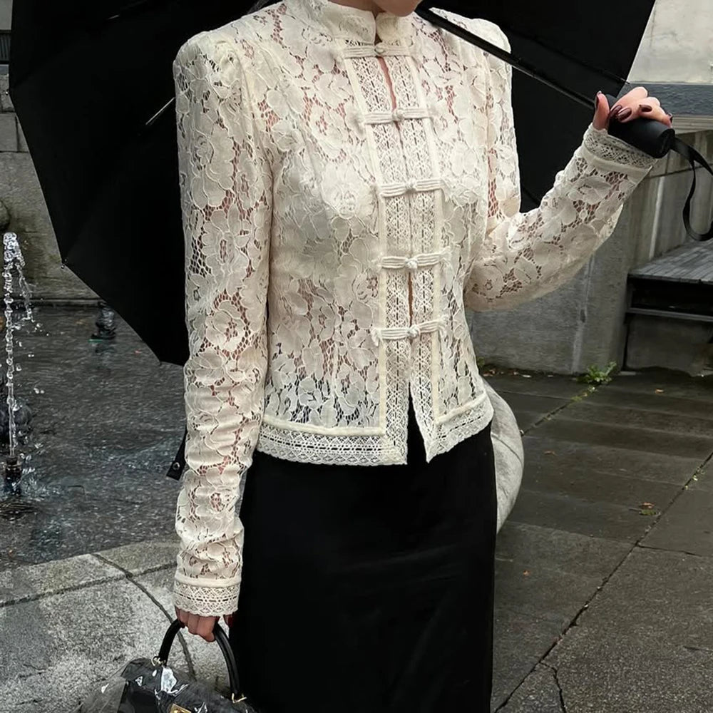 SOKYND Nicole Long Sleeve Lace Blouse Tops1005009268939981-;gj1772479402476794756WhiteM
