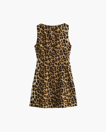 SOKYND Olivia Leopard Mini Dress DressSOKYND-583383-XS-OS-60311XS