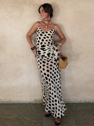 Lena Printed Slip Dress